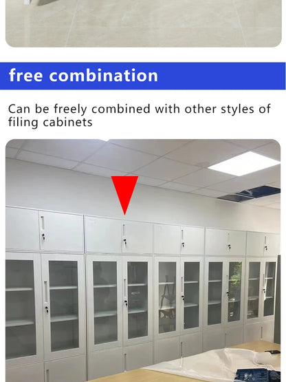 Office Metal Storage File Cabinet, Steel Storage Cabinet, Filing Cabinet Suitable for School Offices
