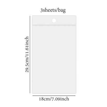 6Style 3Sheets/bag Fun World Stereoscopic Miniature PET Large Scenography Stickers DIY Handbook Scrapbook Photo Frame Notebook