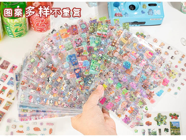 Mr. Paper, 10pcs/pack,cute Mini Stickers for Animal Food and Beverage,scrapbook,photo Frame,phone Case,diary Decoration Stickers