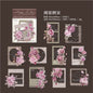 Yoofun 30pcs/lot Vintage Film Boarder Srapbooking Collage Junk Journal Decal Stickers Creative Frame Photo Frame Flower Labels