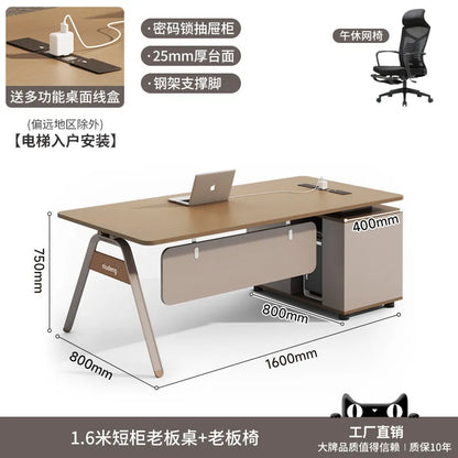 Organizer Large Office Desk Professional Simple Fashion Interior Universal Office Desk Wooden Escritorio Oficina Home Furniture