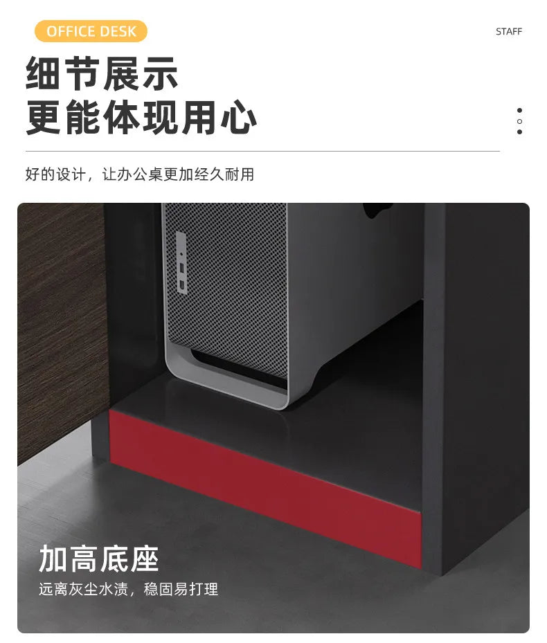 Large Size Fashion Office Desk Decoration Beauty Professional Minimalist Office Desk Save Space Mesas Escritorio Furnitures