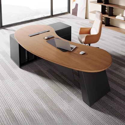 Wooden Study Office Desk Modern Computer Gaming Standing Long Executive Office Desk Luxury Escritorio Oficina Home Products