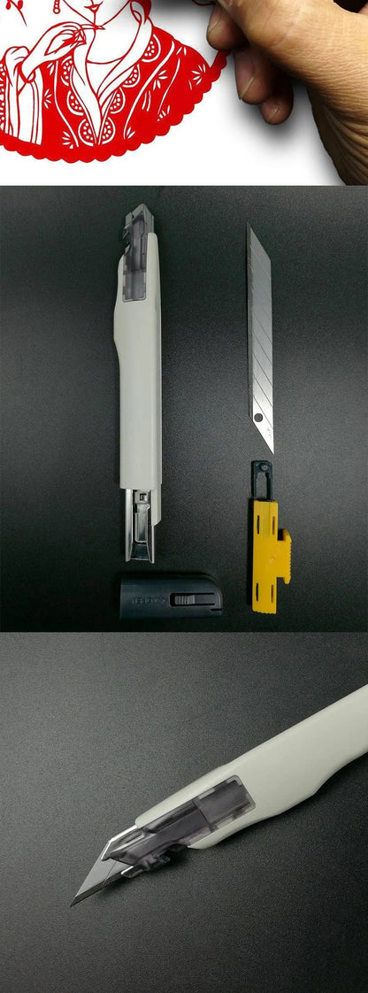 SDI Anti-shaking Utility Knife Automatic Locking box cutter cute RetracCtable cuchillos For Wallpaper Sculpture Snap Off Cutting