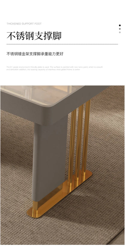 Chic Standing Desk Luxury Large Office Table Sleek European Floor Design Great Corporate Use Muebles Oficina Home Decoration