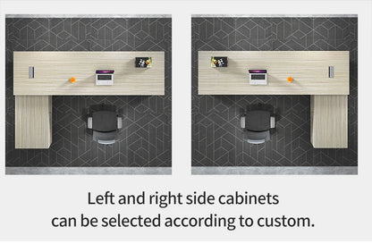 Wooden Ceo Office Furniture Modern Style Computer L Shape Desk Boss Manager Office Table Executive Desk Table Workstation