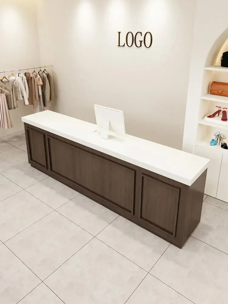 Office Salon Reception Desks Counter Display Checkout Counter Reception Desks Beauty Mostrador Negocio Commercial Furniture