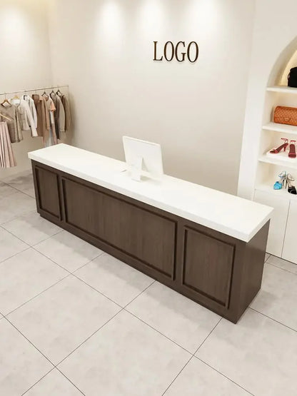 Office Salon Reception Desks Counter Display Checkout Counter Reception Desks Beauty Mostrador Negocio Commercial Furniture