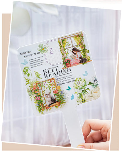 1roll Tape Weekend Window Sill Series Leisure Character Window PET Tape Decoration Notebook Photo Frame Stationery DIY Stickers