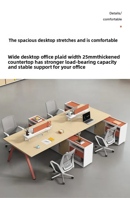 Wide Working Space Convenient Computer Table Workstation Desk Office Furniture Classical Minimalist Office Desks  boss office de