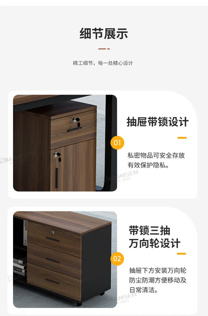 Interior Fashion Office Desk Luxury Designer Aesthetic Office Desk Universal Safe Mesa Ordenador Ornaments Home Furniture