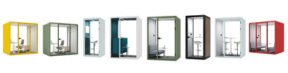 Portable Soundproof Office Cabin, Mobile Office, Soundproof Reading Room, with Ventilation System, Suitable for Indoor Use