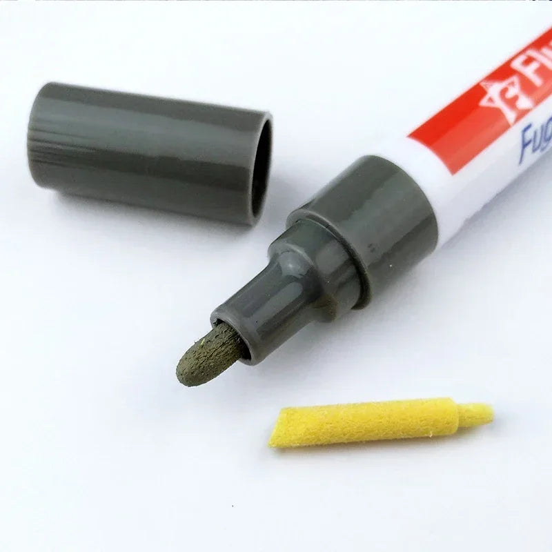 Ceramic Tile Sewing Pen Kitchen Bathroom Wall Floor Tile Special Gap Color Pen Repair Anti-Mold Waterproof Sewing Agent Pen Hook