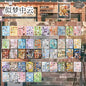 Mr. Paper 45 Sheets/book Creative Sticker Book Used of DIY Phone Case Photo Frame Album Scrapbook Retro Decoration Art Stickers