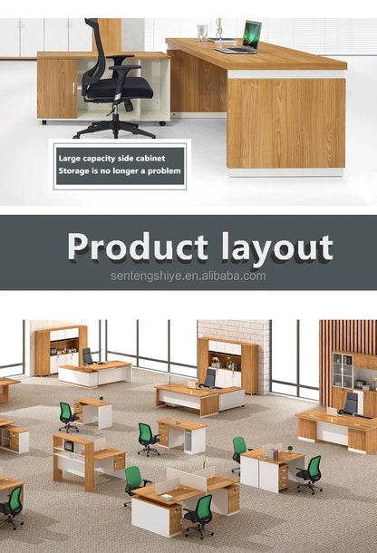 Modern Executive Desk for Office Hot Staff Workstation with Computer Center Modern Office Furniture  boss office desk