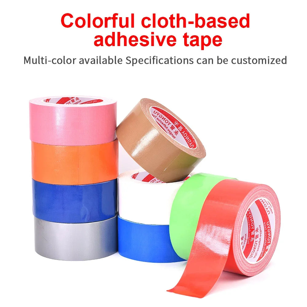 10M Heavy-Duty Extra Strong Adhesive Fabric Tape - Waterproof, High Viscosity White Tape for pipeline Carpets & DIY Projects
