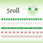 Mr Paper 5rolls/bag Cute Release Shaped Pull Strips Washi Tape Set Masking Tape DIY Water Cup Photo Frame Journal