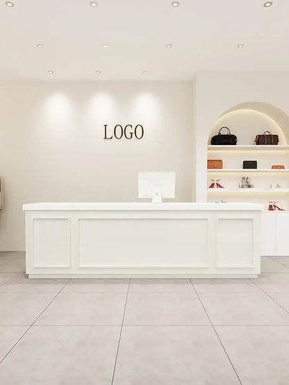 Office Salon Reception Desks Counter Display Checkout Counter Reception Desks Beauty Mostrador Negocio Commercial Furniture