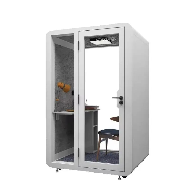 Portable Soundproof Office Cabin, Mobile Office, Soundproof Reading Room, with Ventilation System, Suitable for Indoor Use