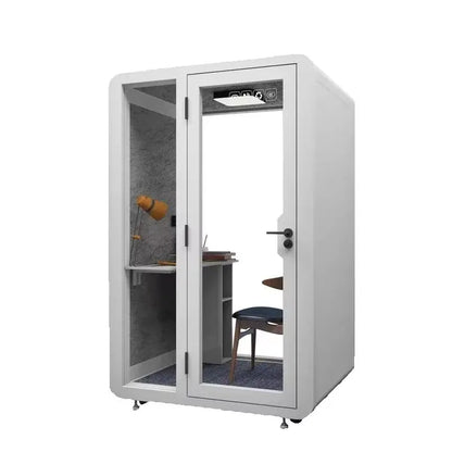 Portable Soundproof Office Cabin, Mobile Office, Soundproof Reading Room, with Ventilation System, Suitable for Indoor Use