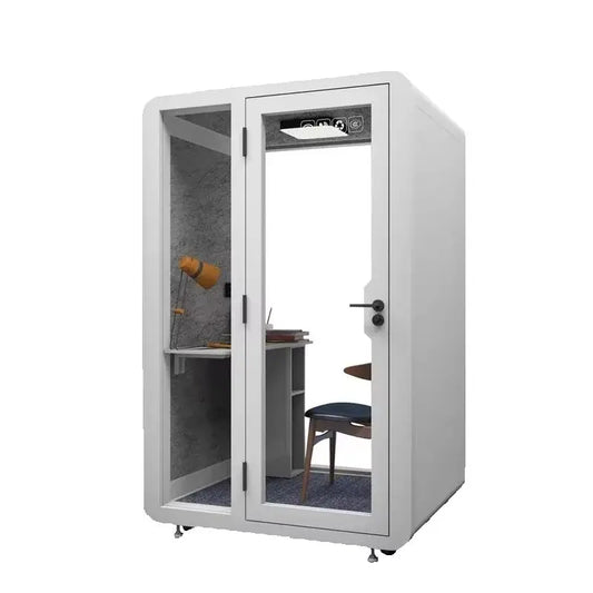 Portable Soundproof Office Cabin, Mobile Office, Soundproof Reading Room, with Ventilation System, Suitable for Indoor Use