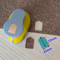 1.5'' 2" 3" DIY Paper Tag Photo Frame Card Cutter Scrapbook Large-scale Embossing device Hole Punch Kids Handmade Craft Gift Cut