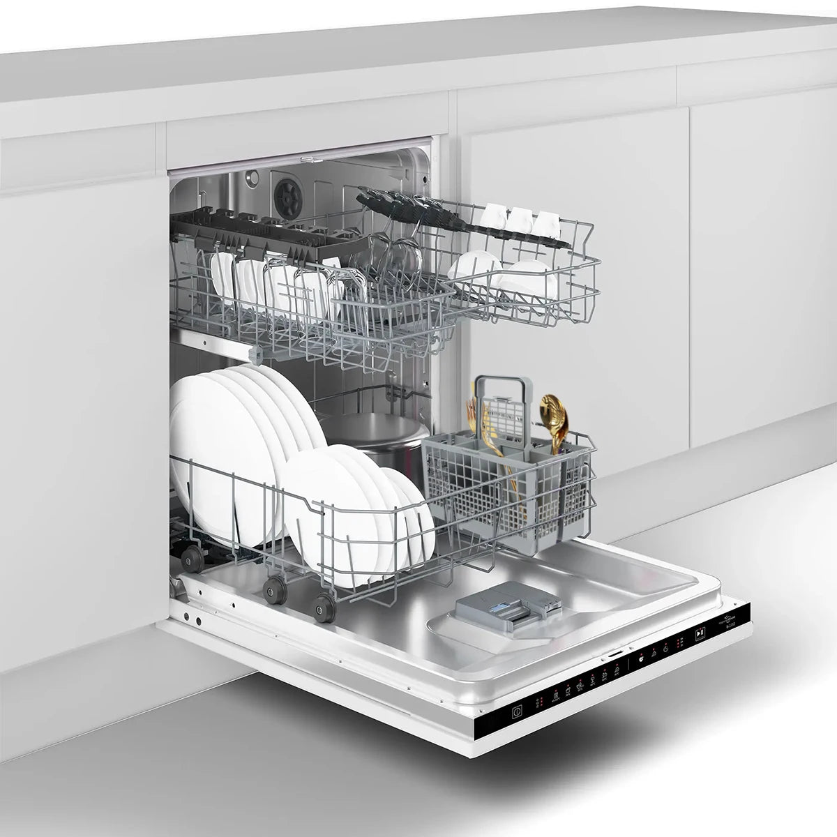 1PCS Dishwasher Cutlery Basket Knife Fork Storage Basket for Bauknecht Whirlpool Indesit Hotpoint Dish Washer Accessories