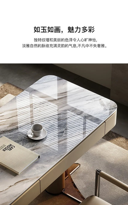 Elegant Craftsmanship In Large Office Desk Stunning European Design Standing Table Office Use Muebles Oficina Home Accessories