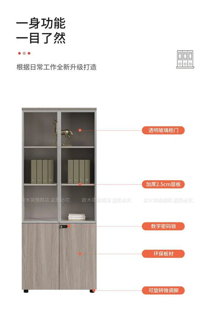 Office File Cabinet, Wooden File Storage Cabinet, Office Cabinet,locker With Combination Lock