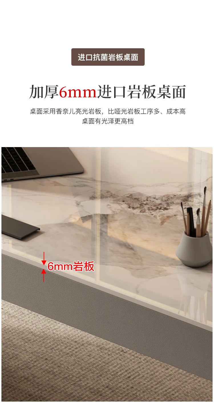 Chic Standing Desk Luxury Large Office Table Sleek European Floor Design Great Corporate Use Muebles Oficina Home Decoration