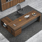 Wooden Ceo Office Furniture Modern Style Computer L Shape Desk Boss Manager Office Table Executive Desk Table Workstation