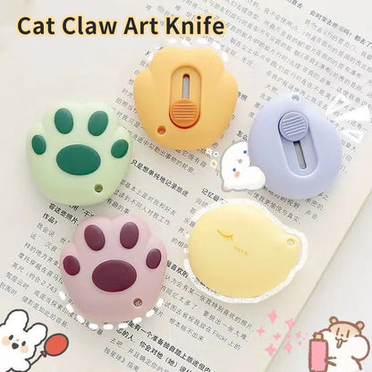 3PC Mini Telescopic Practical Knife Art Knife Is Very Suitable for DIY Manual Letter Opening and Small Box Wallpaper Cutting