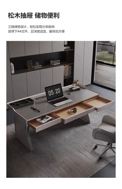 Premium European Style Office Desk Large Craft Sedentary Table Offers Ergonomic Comfort Long Hours Muebles Oficina Accessories