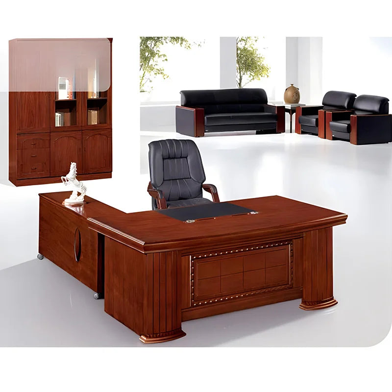 Office Workstation l Shaped Work Ceo boss Executive Furniture Luxury Desks for Room Table Modern Design  boss office desk