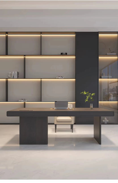 Spacious Ergonomic Office Desk Luxury European Design Standing Table Perfect Workstations Studios Muebles Oficina Mesa Furniture