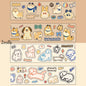 Mr Paper 2rolls/bag kawaii cat and dog diary series tape cute style handbook tape DIY diary photo frame phone case