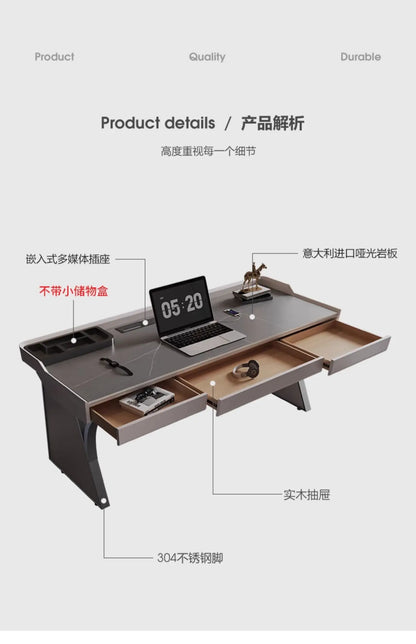 Premium European Style Office Desk Large Craft Sedentary Table Offers Ergonomic Comfort Long Hours Muebles Oficina Accessories
