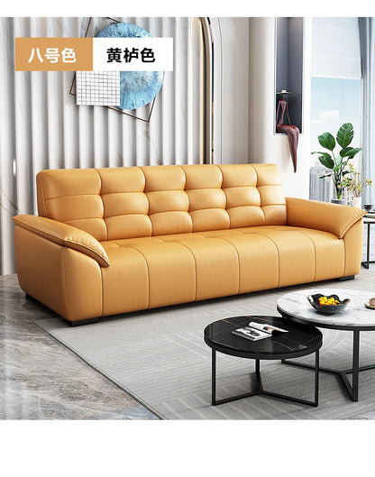 Office Sofa Simple Leisure Lounge Area Reception And Discussion Small Rental Room Three-person Coffee Table Combination