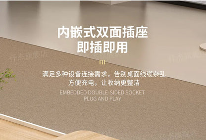 Wooden Study Office Desk Modern Computer Space Saving Luxury Design Safe Office Desk Aesthetic Mesa Ordenador Room Furniture