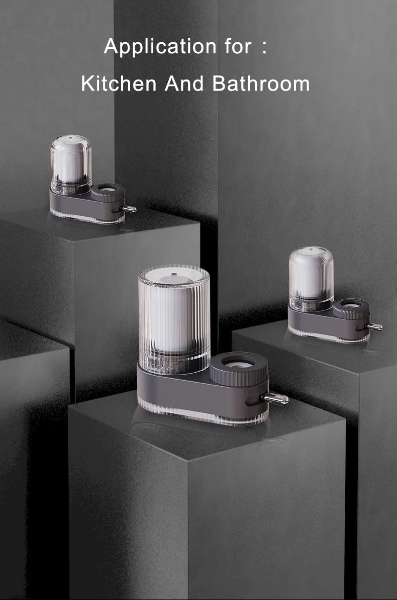 Splash proof faucet filter, water purifier, kitchen water treatment equipment, tap water filter customized