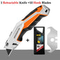 Greener Folding Zinc Alloy Heavy Duty Box Cutter Multifunctional Thickening Tool Wallpaper Utility Knife Paper Cutting