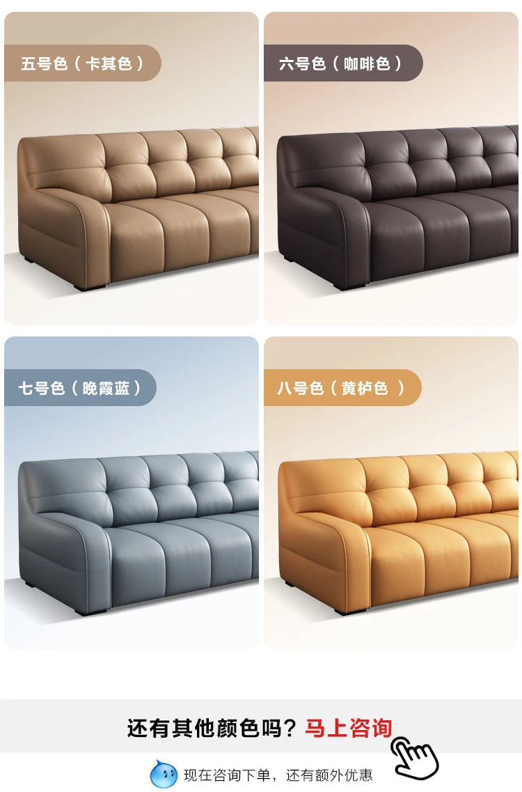 Office Sofa Simple Business Meeting Guest Reception Leisure Lounge Area Small Three-person Coffee Table Combination Set
