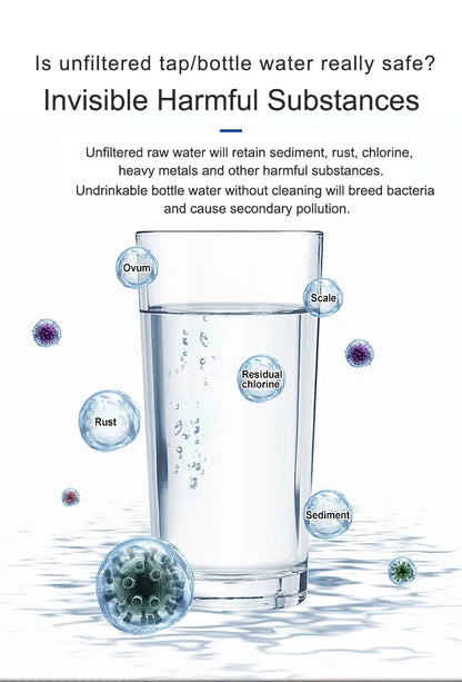 Splash proof faucet filter, water purifier, kitchen water treatment equipment, tap water filter customized