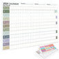 2025 Wall Hanging Calendar Kawaii Yearly Planner Sheet Memo Pad To Do List Agenda Schedule Organizer Check List Home Office