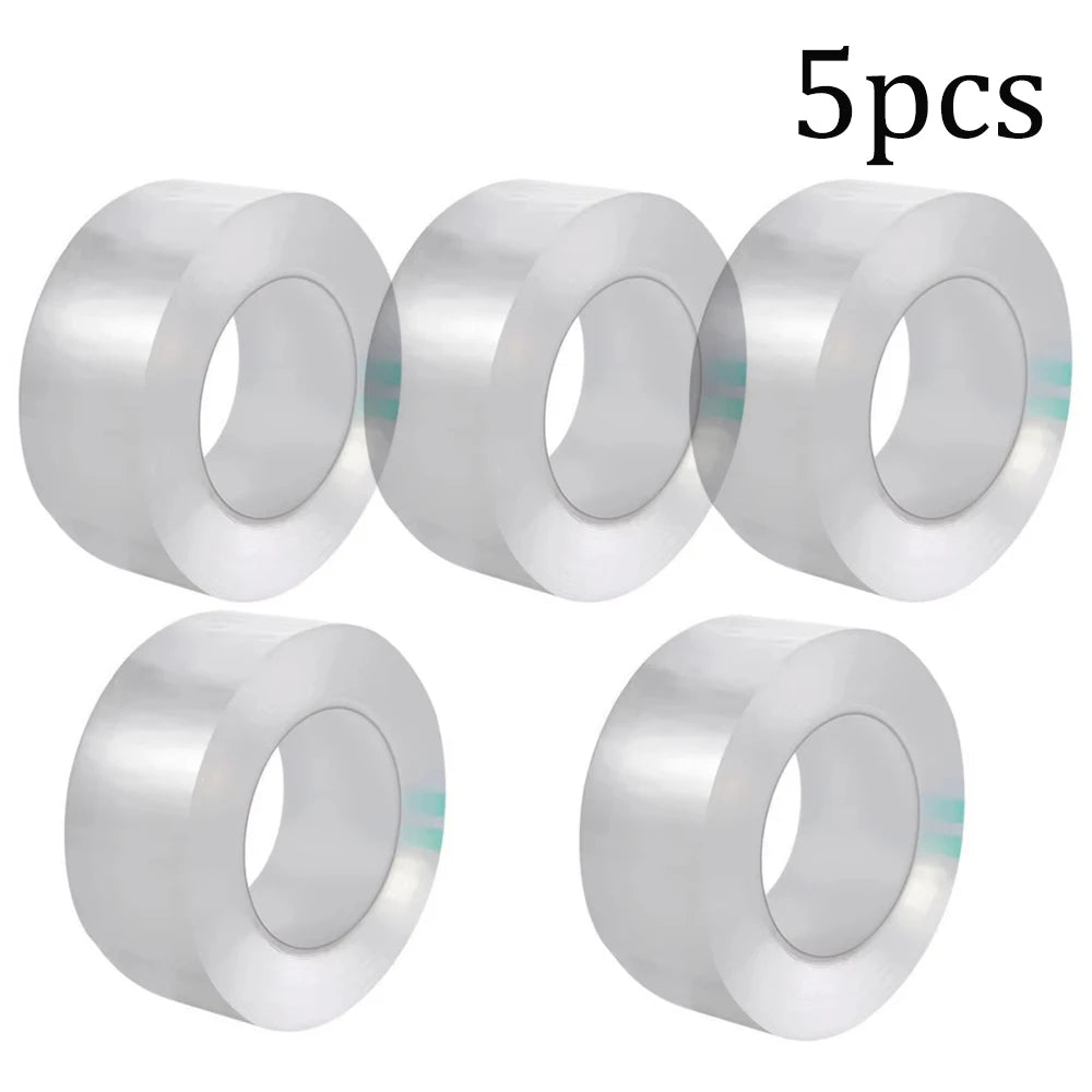1/2/3/5Pcs 5M Kitchen Waterproof Self Adhesive Tape Acrylic Transparent Mildew-Proof Sink Tape for Bathroom Kitchen Seam Gaps