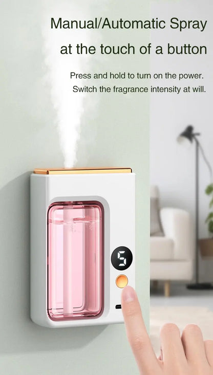 40ML Automatic Home Fragrance Machine Essential Oil Diffuser Nebulizer Perfume Scent Machine for Kitchen and toilet deodorizatio