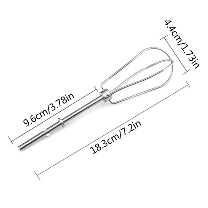 Mixer Heads Electric Kitchen Handheld Mixer Heads Stainless Steel Material Egg Beater Accessories for Baking Cream