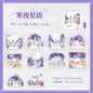 Mr. Paper, 10pcs/pack, Winter Landscape Large-sized PET Stickers, Decorative Collage Scrapbook, Photo Frame, Phone Case,notebook