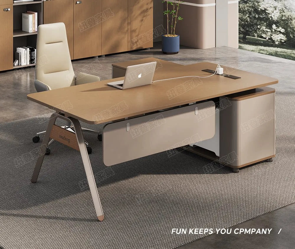 Organizer Large Office Desk Professional Simple Fashion Interior Universal Office Desk Wooden Escritorio Oficina Home Furniture