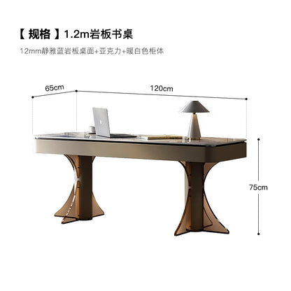 Elegant Craftsmanship In Large Office Desk Stunning European Design Standing Table Office Use Muebles Oficina Home Accessories